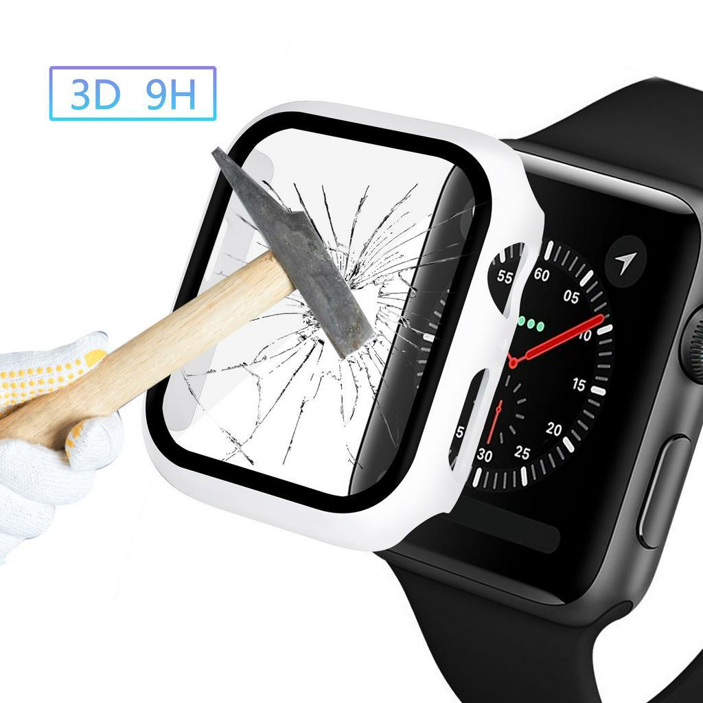 Vỏ bảo vệ viền PC cho đồng hồ thông minh Apple Watch 6/5/4 40MM/44MM Series 1/3/2 38MM/42MM