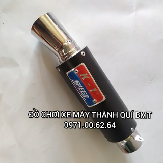 Pô độ xe máy - pô k1 đen