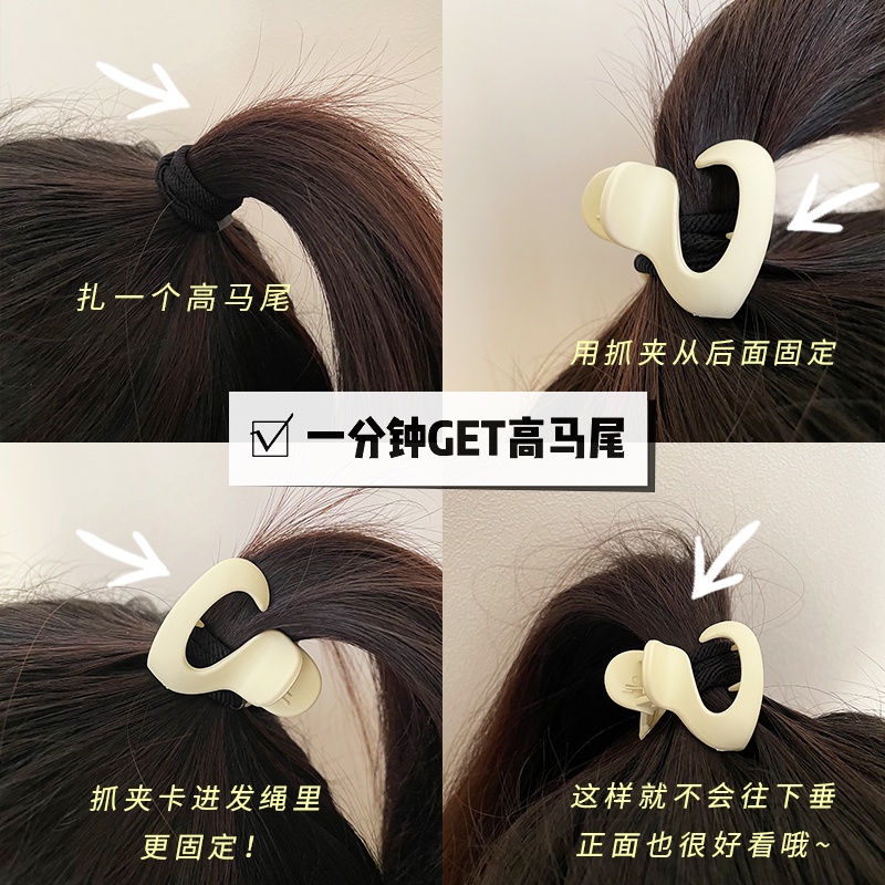 Kẹp Tóc Đuôi Ngựa Tròn Tạo Kiểu Tóc Đuôi Ngựa Thời Trang Cho Nữ