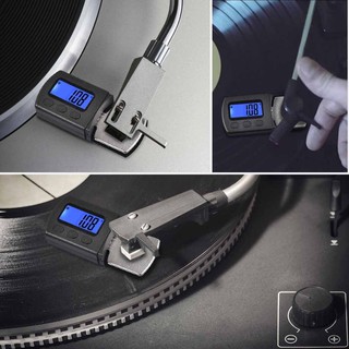 Bàn xoay kỹ thuật số Stylus Force Scale LP vinyl player record Cân điện tử vinyl record Kim áp kế