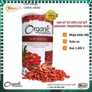 KỶ TỬ HỮU CƠ ORGANIC TRADITIONS 454GR (MỸ) - Hạt kỷ tử đỏ sấy khô, ăn trực tiếp, pha trà, nấu ăn