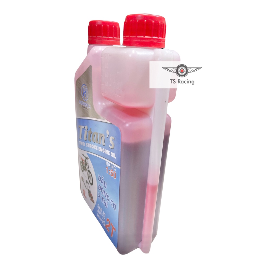 Nhớt titan 2 thì 1L chính hãng