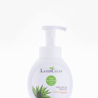 Nước Rửa Tay Hữu Cơ Layer Clean 330ml - Hương Lô Hội Trà Xanh