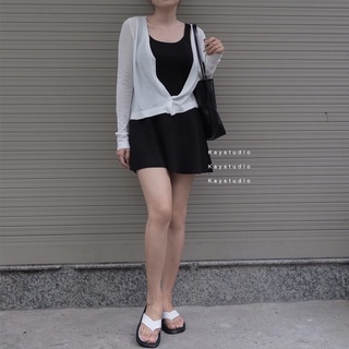 [KAYSTUDIO] SET ĐẦM VÀ KHOÁC TRẮNG