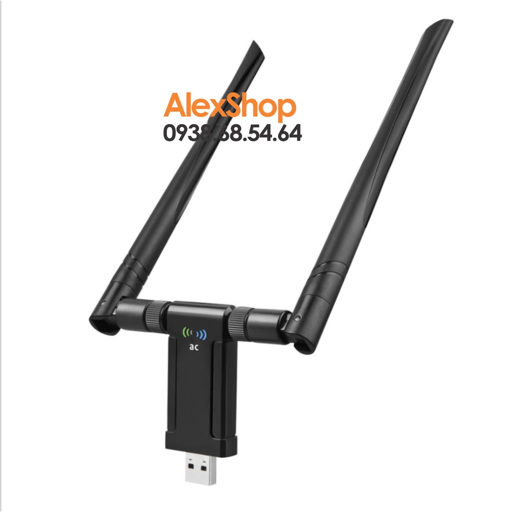 USB WiFi 3.0 Thu Phát Mạng Không Dây Anten 6dBi Băng Thông 1200Mbps Băng Tần Kép | BigBuy360 - bigbuy360.vn