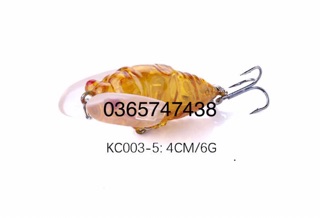 Mồi lure giả ve sầu có cánh