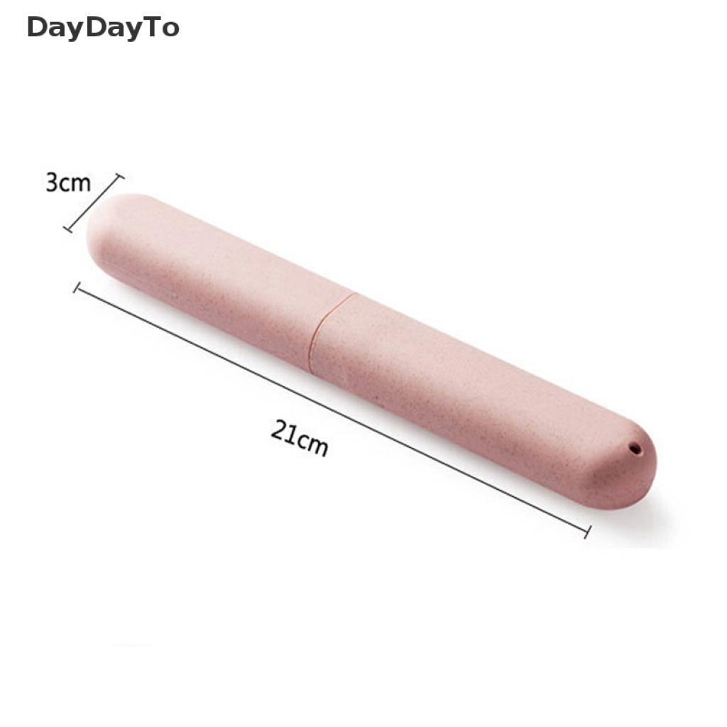 Hộp Đựng Bàn Chải Đánh Răng Bằng Rơm Lúa Mì Tiện Dụng Mang Theo Du Lịch