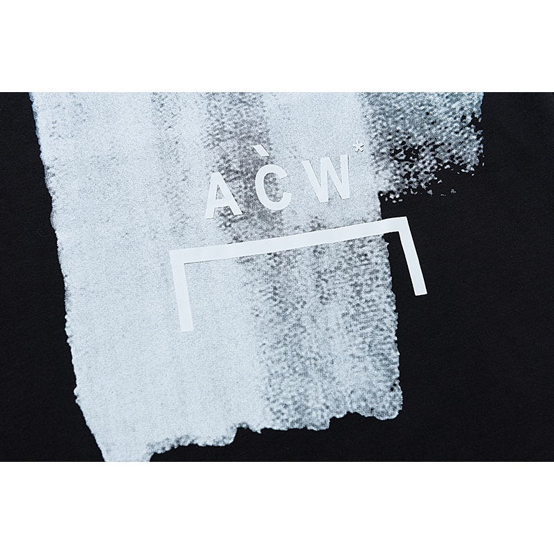 Áo thun cotton ngắn tay in chữ A-COLD-WALL cổ điển thời trang cho nam nữ