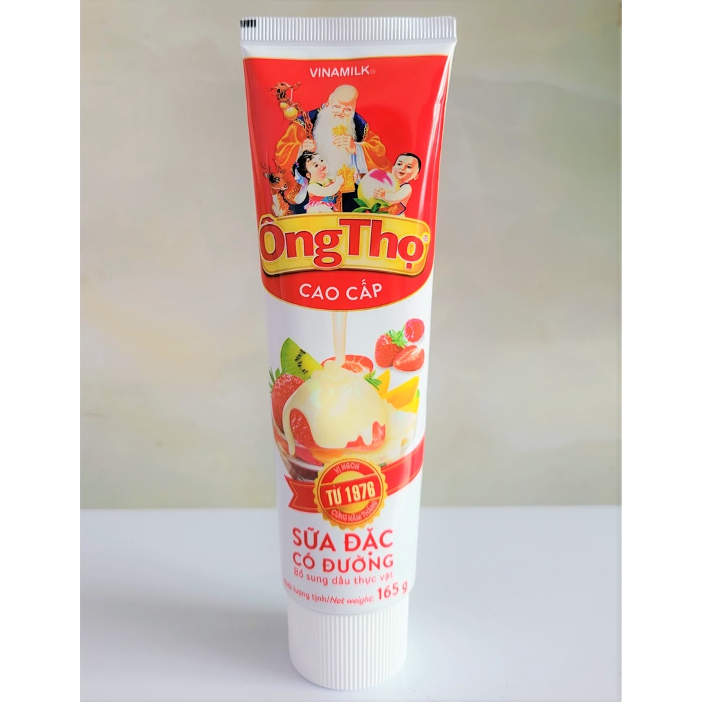 [165g - TUÝP] Sữa đặc có đường cao cấp Ông Thọ [VN] VINAMILK Sweetened Creamer (halal)
