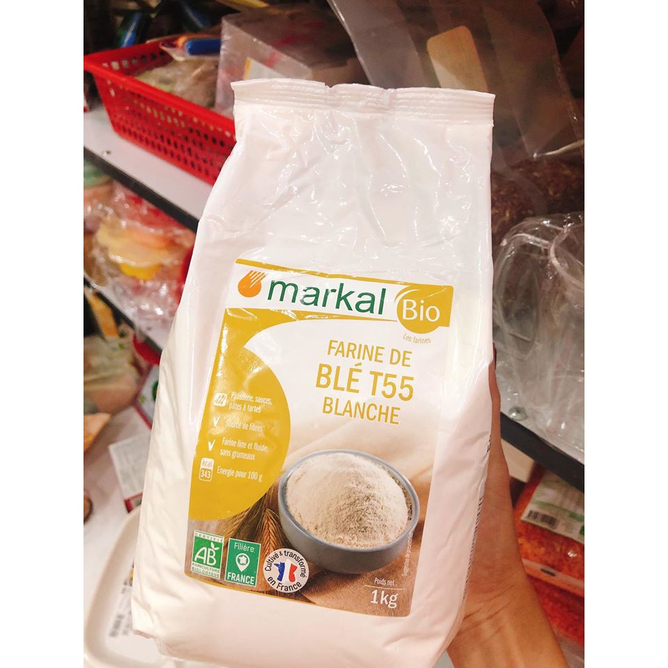 [MARKAL] BỘT MÌ MARKAL HỮU CƠ SỐ 11 GÓI 1KG