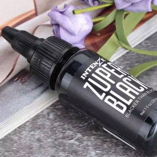 Mực xăm INTENZE Zuper Black 30ml / 1oz ( hàng có sẵn )