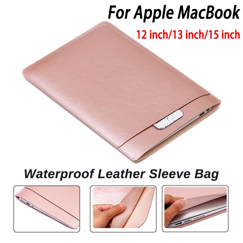 Túi Da Chống Nước Cho Macbook Pro / Air 12 Inch 13 Inch 15 Inch
