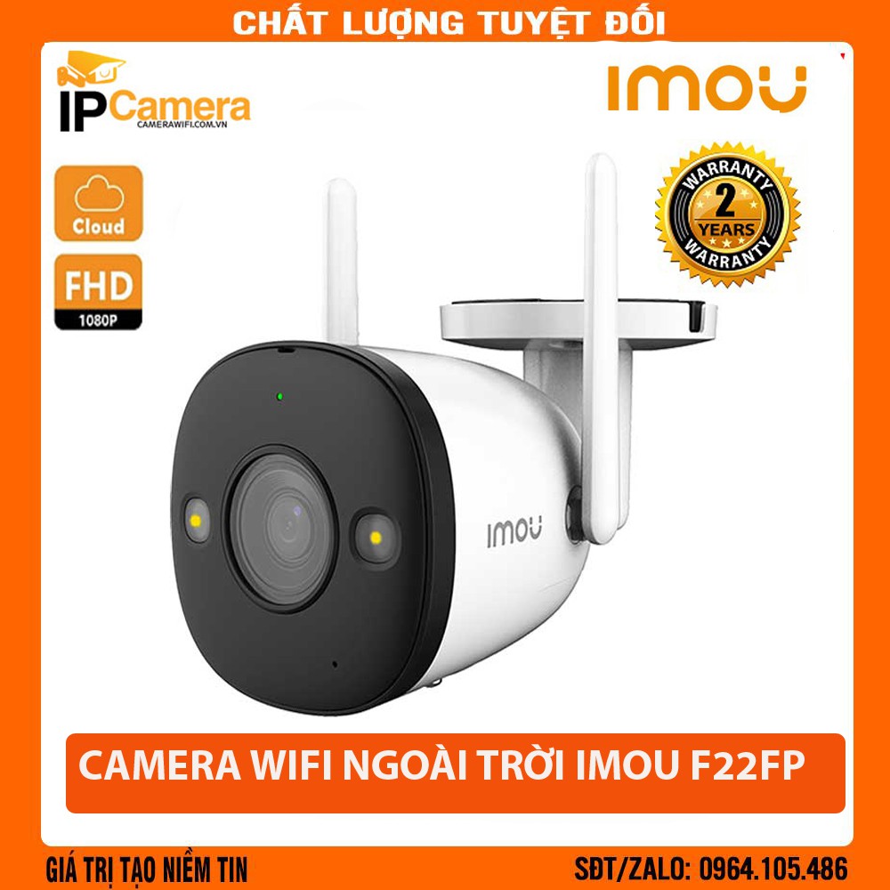 CAMERA IP WIFI IMOU IPC-F22FP 1080P CÓ MÀU BAN ĐÊM -CẢNH BÁO CHUYỂN ĐỘNG- TÍCH HỢP MÍC THU ÂM