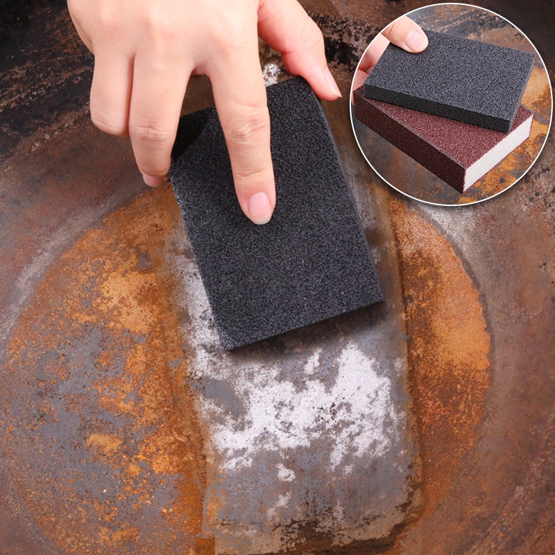 Miếng Bọt Biển Rửa Chén / Nồi Khử Trùng Chống Rỉ Sét Mạnh Tiện Dụng Cho Nhà Bếp