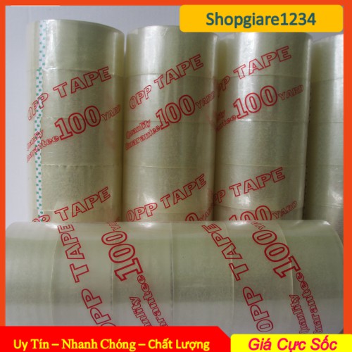 1 cây băng keo trong siêu dính 6 cuộn – Dai, chống rách, siêu dính, đủ chuẩn