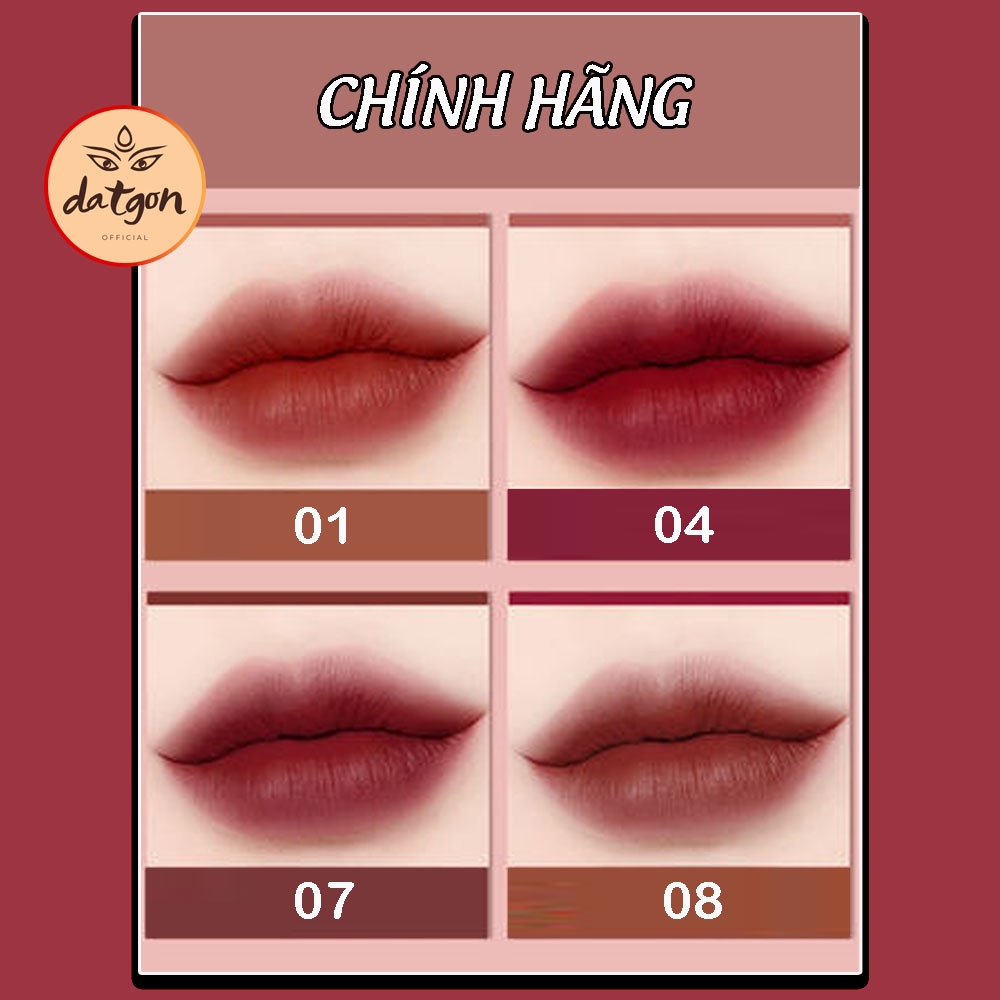 Son kem lì nội địa Reverie, son môi lì bùn nhung Matte Lip Mud chống thấm nước dính cốc