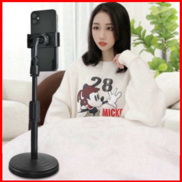 Giá Đỡ Điện Thoại - Kệ Cài Điện Thoại livestream xem video Ổn Định Xoay 360 Độ dùng Quay Phim Ghi Hình tiện lợi.