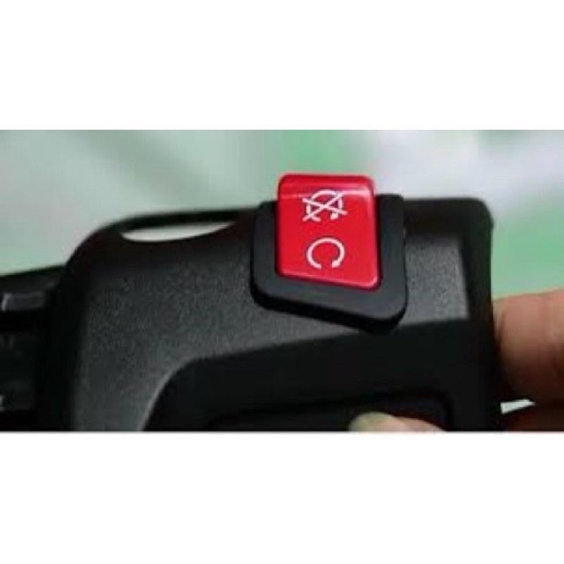 Nút Công Tắt ldling Stop Màu đỏ giống 300i Cho Xe Sh,AB,Vario ,Click,Lead,Vision :