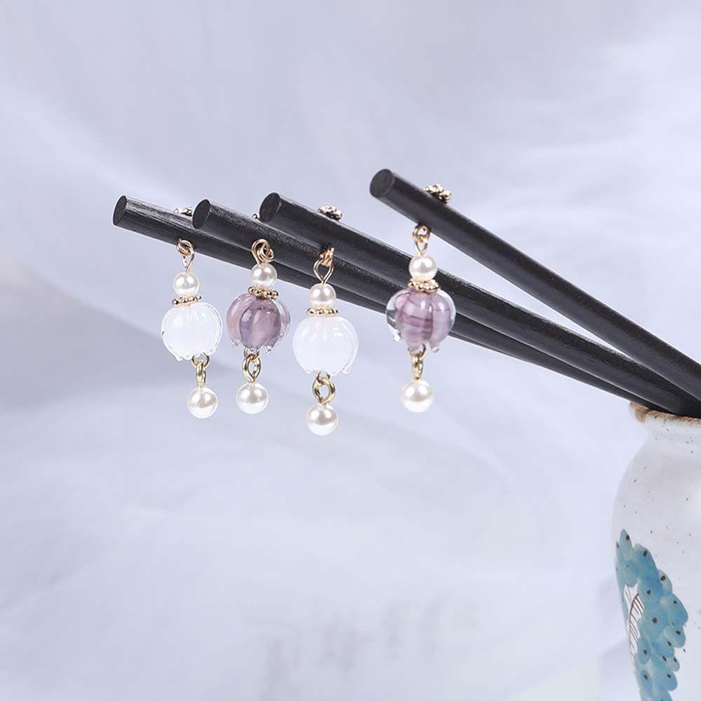 QQMALL Trâm Cài Tóc Bằng Gỗ Phong Cách Cổ Điển Cho Nữ