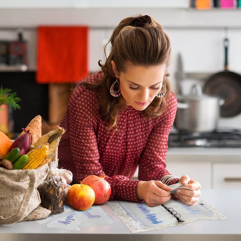 Bộ 12 Bìa Sổ Tay Có Khóa Kéo Khổ A6 Tiện Dụng