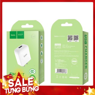 Củ sạc hoco c49 - củ sạc nhanh 2a chính hãng