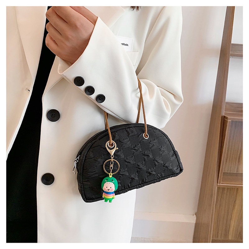 Túi Xách Tay Bằng Vải canvas Thiết Kế Hình Bán Nguyệt Phong Cách retro Nhật Bản Dễ Thương Mới Năm 2022 NB00356