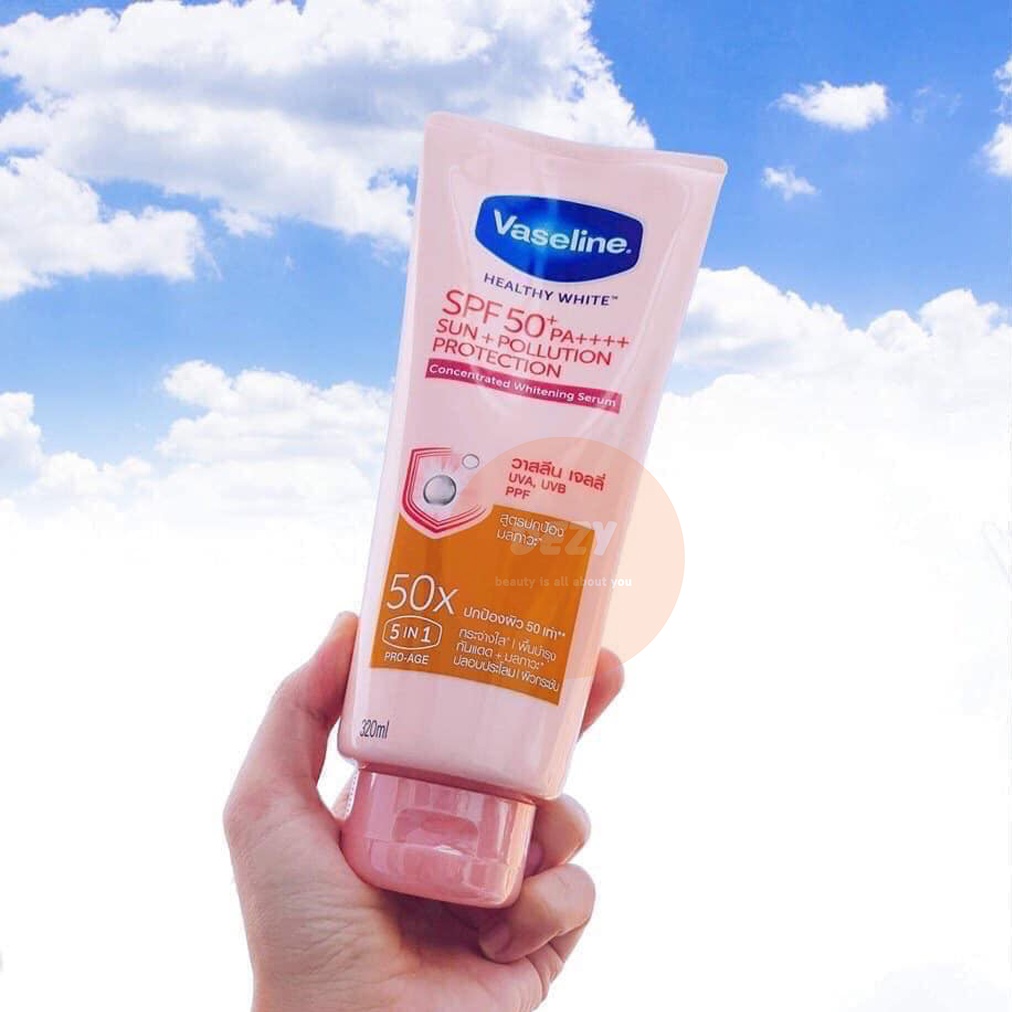 Serum Vaseline 50x Dưỡng Trắng Da - Sữa Dưỡng Thể Kem Chống Nắng Dưỡng Ẩm Vitamin C Giảm Thâm Collagen Ngừa Lão Hóa Dezy | BigBuy360 - bigbuy360.vn