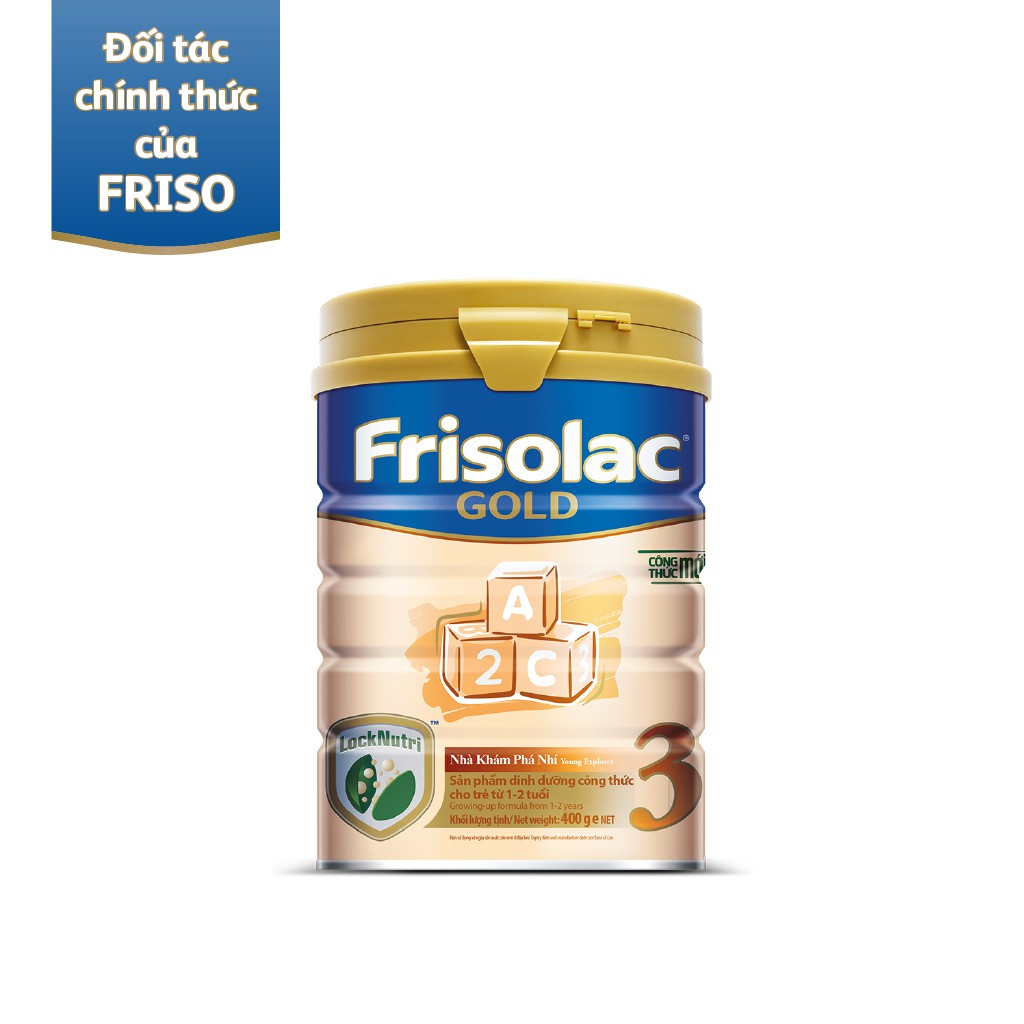 (Vĩnh Phúc) Sữa Friso Gold số 3 - 400g date 2022
