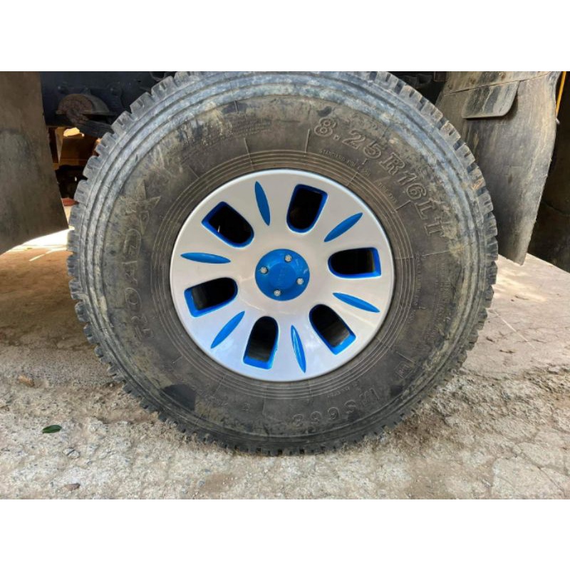 Chụp mâm nhựa R16, chụp mâm 16in xe tải,trang trí bánh xe.