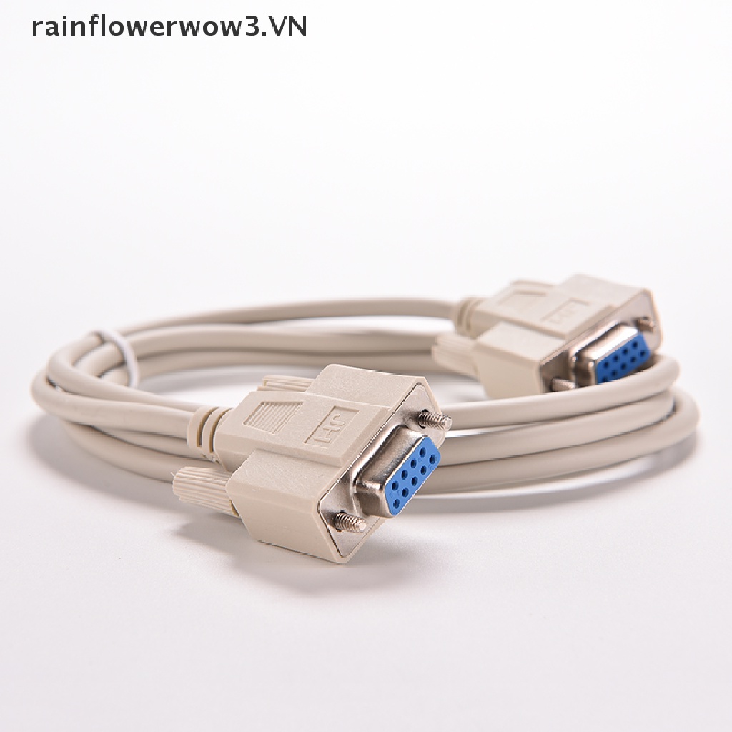 Cáp KếT NốI RS232 Chull Sang Lỗ CắM DB9 5ft 1.5m Dây Cáp Chuyển Đổi 9 pin Serial RS232 DB9 F / F Female Sang Female 1,5m RS232