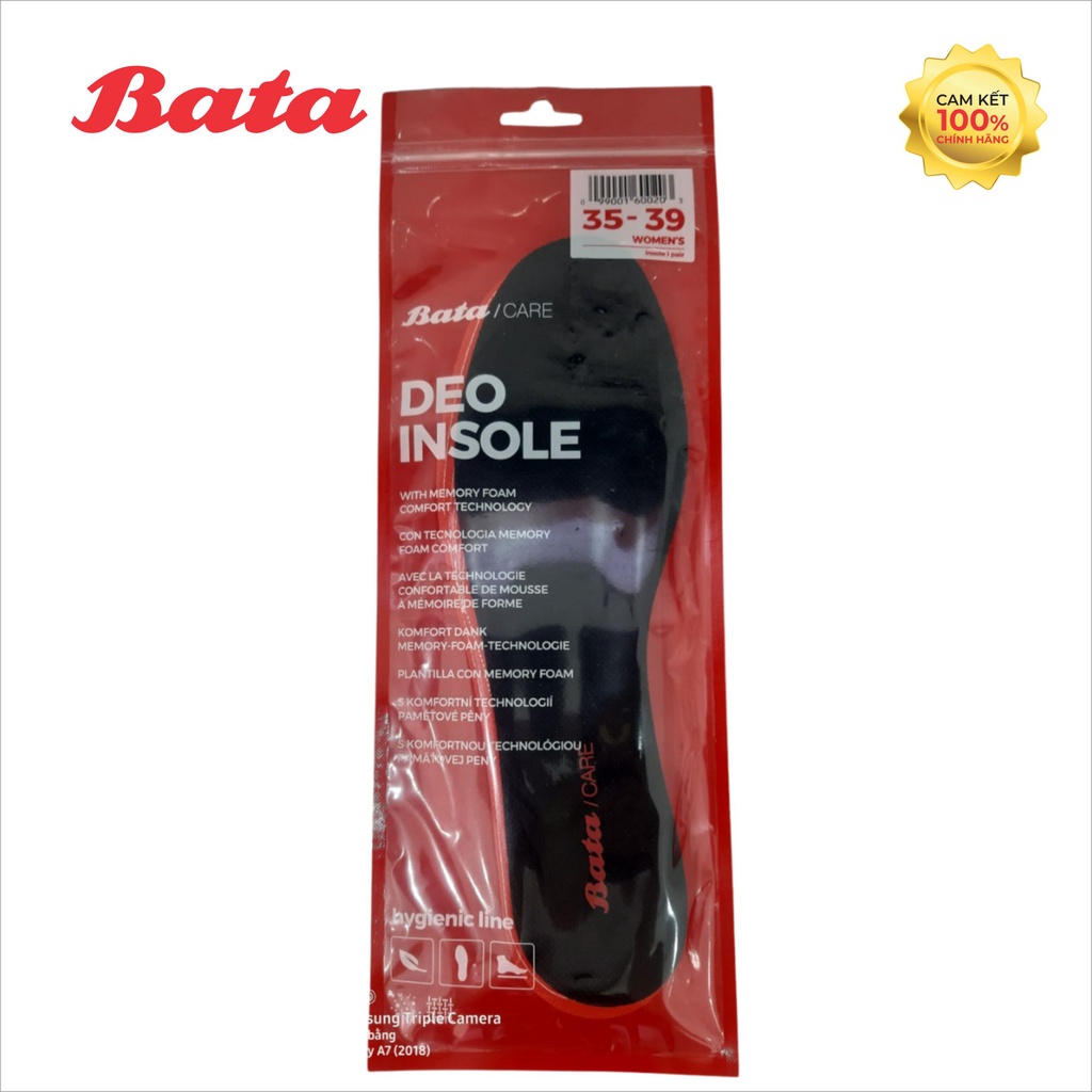 Đế lót trong giày Nữ khử mùi BATA