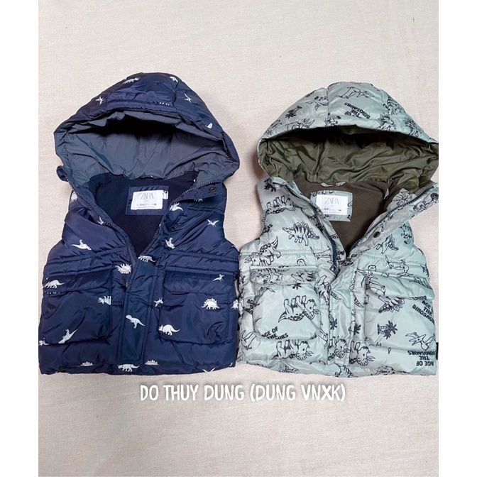 Áo khoác phao gile bé trai