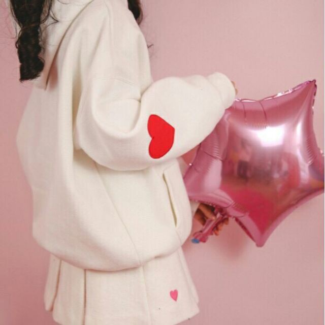 [chất lượng] Áo hoodie tay thêu tim, HÌNH THẬT CHỤP SÀN cao cấp | BigBuy360 - bigbuy360.vn