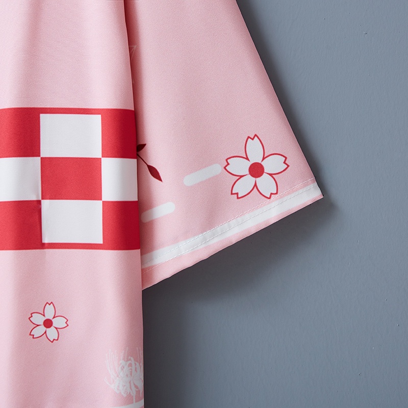 Áo Choàng Kimono Hóa Trang Nhân Vật Agatsuma Zenitsu Tomioka Giyuu Rengoku Kyoujurou Iguro Obanai Haori