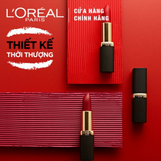 Son lì mịn môi L'oreal Color Richie Matte - 3.7g
