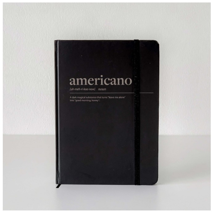 ⚡HOT⚡Sổ Tay Americano - Dotted Crabit Notebuck - Coffeeine Americano (180 Trang)
