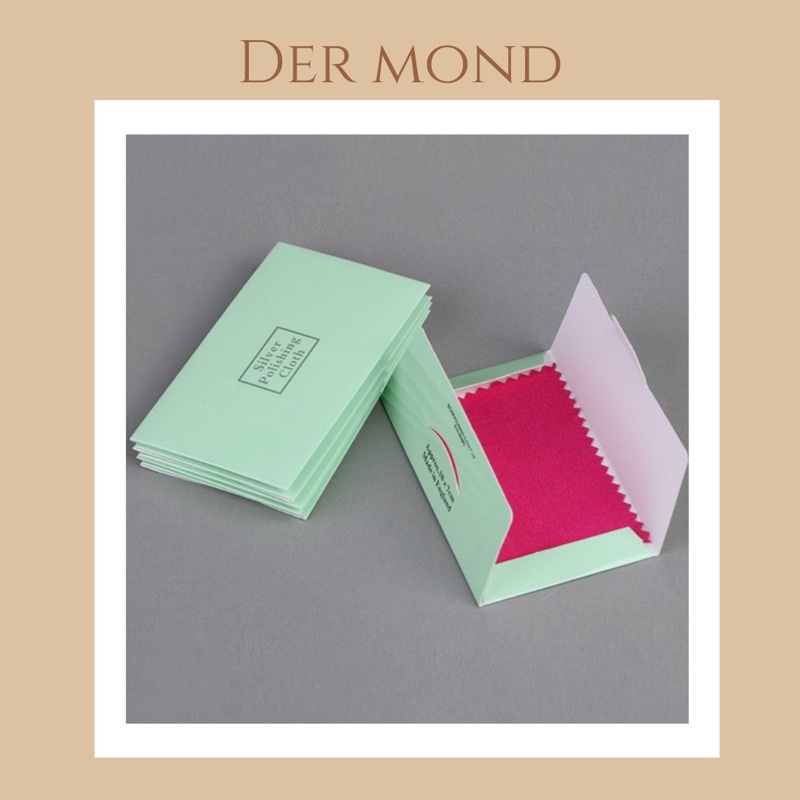 |Der Mond| Khăn lau trang sức bạc