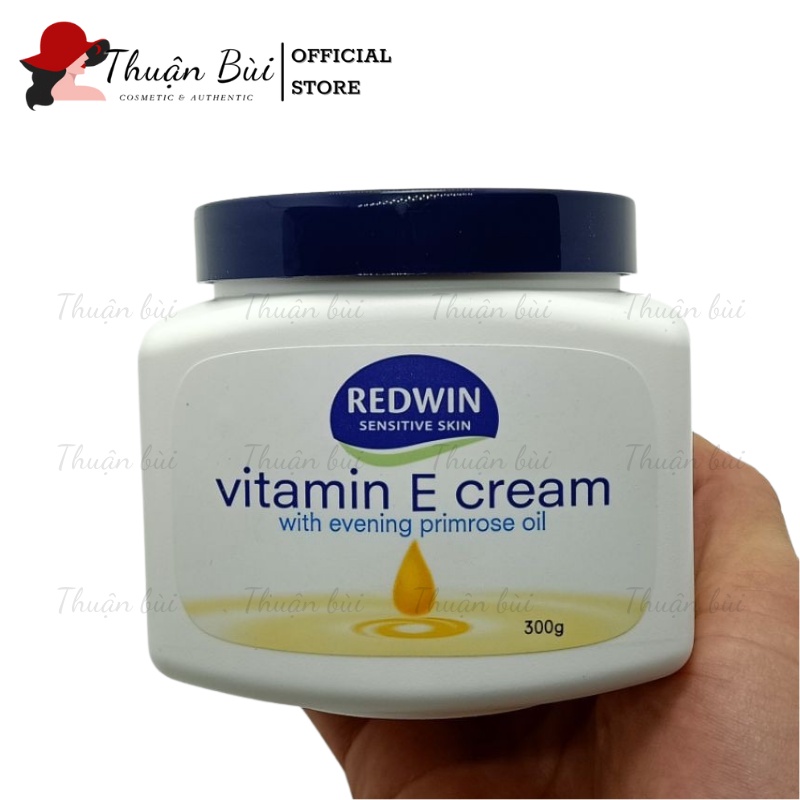 Kem dưỡng Redwin Vitamin E Cream with Evening Primrose Oil Kem Dưỡng Da Cấp Ẩm Úc Hũ 300g