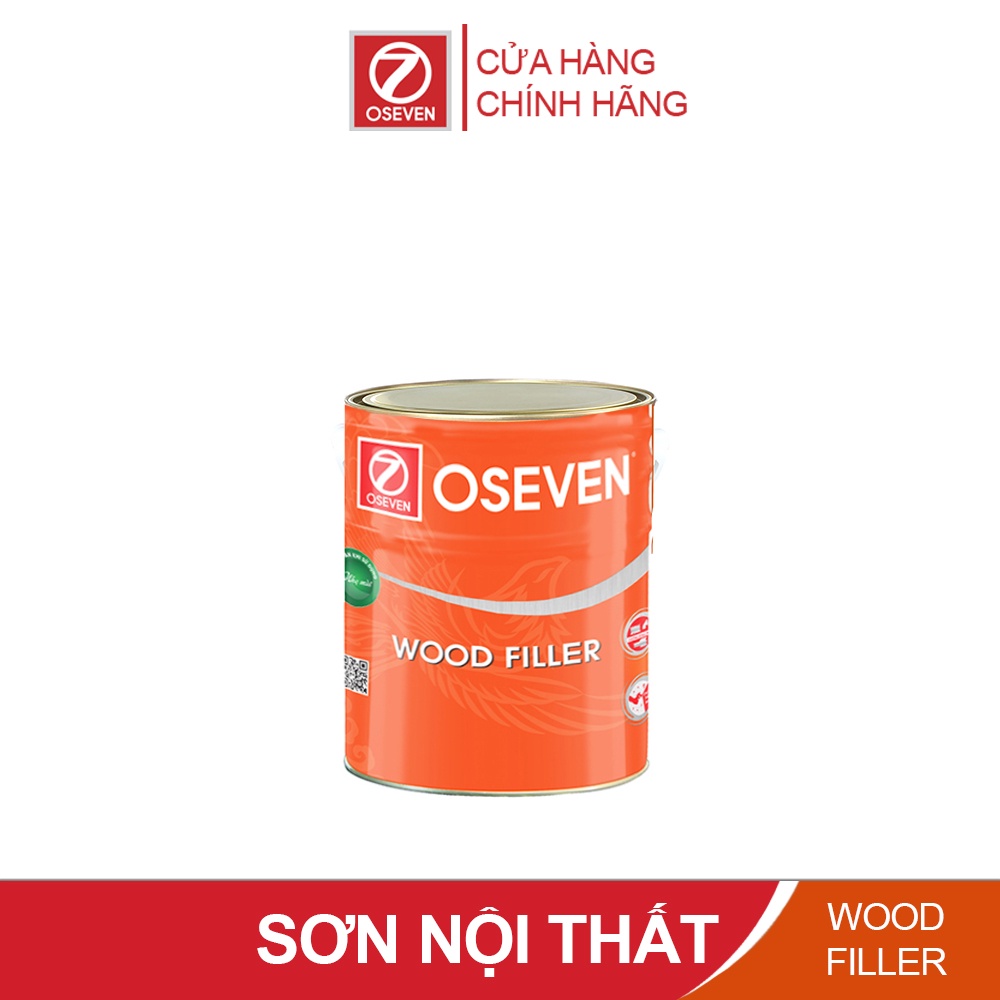 OSEVEN Sơn nội thất - Trám trét NC sơn gỗ trong nhà - 1 Kg