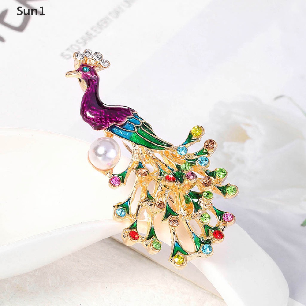 Ghim Cài Áo Hình Động Vật Đính Đá Pha Lê Phong Cách Vintage 1 &gt;