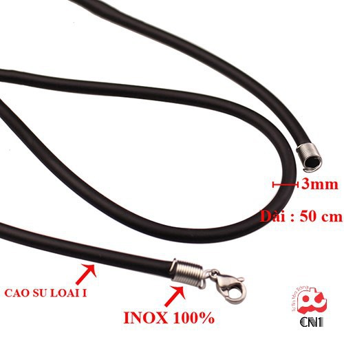 FREESHIP ĐƠN 99K_Dây chuyền nam inox cao cấp sang trọng rẻ đẹp không đen HCM ( 3mm)