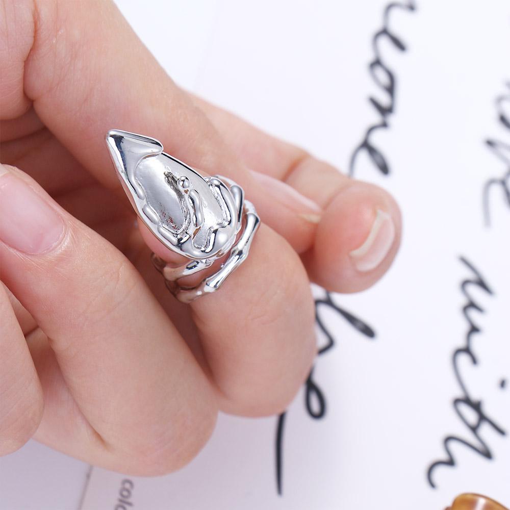 Nhẫn Đeo Tay Bằng Hợp Kim Phong Cách Đường Phố Cá Tính