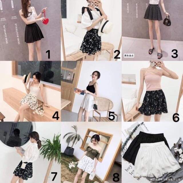 Combo 2 quần váy cho chị em