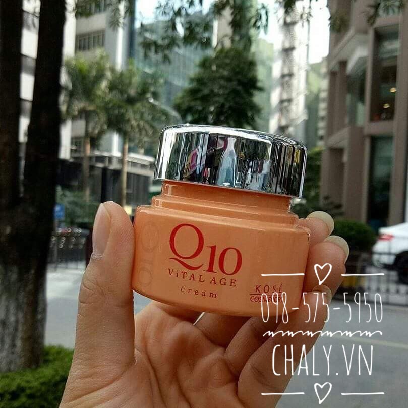 Kem dưỡng da chống lão hoá Kose Coenzyme Q10 Vital Age 40g Nhật