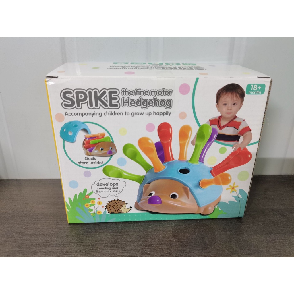 Đồ Chơi Lắp Ráp Hình Nhím Gai Luyện Tập Trung Tâm Cho Bé 1-3 Tuổi