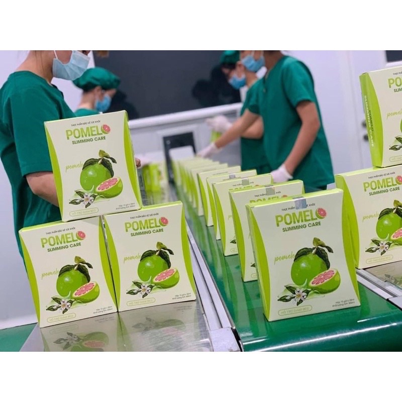 Thạch bưởi da xanh Pomel Slimming care giảm cân an toàn tặng kèm Detox Rau Củ đẹp da