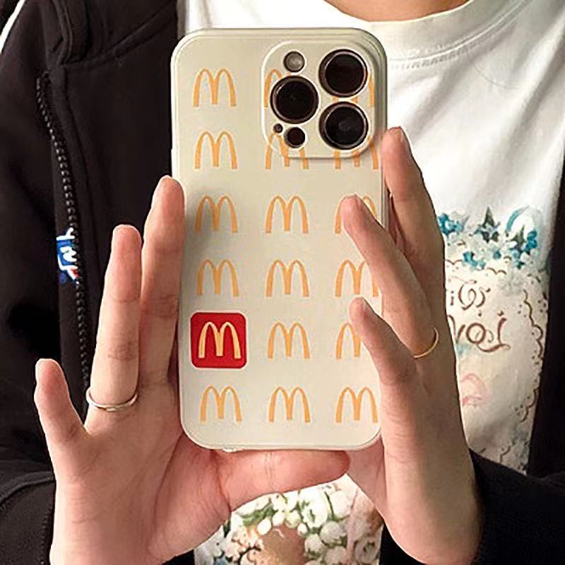 Ốp điện thoại mềm in nhãn hiệu McDonald's thích hợp cho Apple Iphone13 11/12Promax XR XS 678plus JcK5