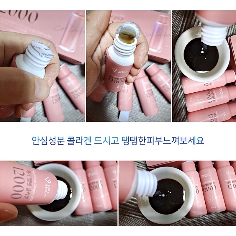 Collagen Nước Lab Beauty 12000Mg Mega Velvet Số 1 Tại Hàn Siêu Hấp Thụ Chống Lão Hóa Căng Bóng Làn Da