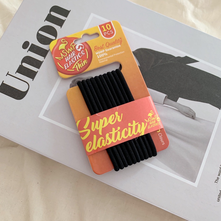 Set 10 Dây Buộc Tóc Co Giãn Dễ Thương Cho Nữ