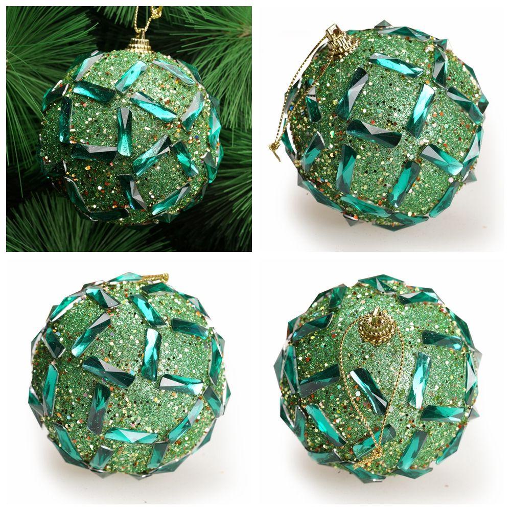 LAKAMIER Home Decor Rhinestone Hanging Pendants Xmas Tree Drop Ornament Cute